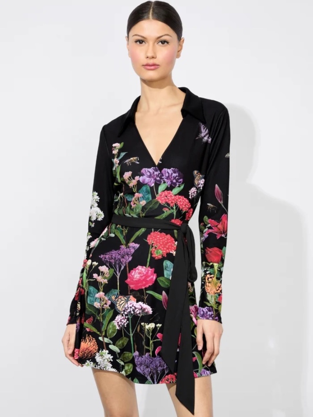 Alice + Olivia Millicent Mini Dress Secret Garden size 4 - Picture 1 of 14